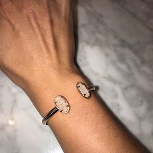 Kendra Scott Cufflink Gold Glitter